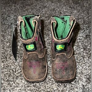John Deere baby boots size 1M NWT